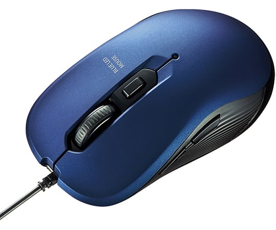 有線ブルーLEDマウス