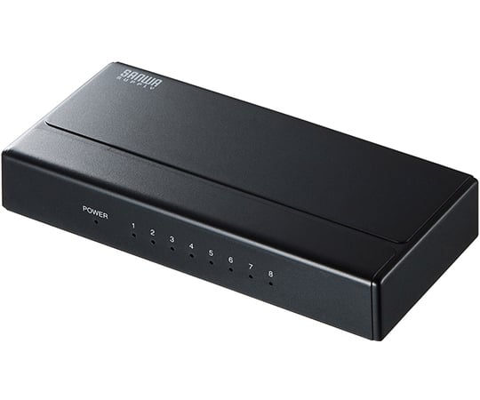 ギガビット対応　スイッチングハブ　8ポート　マグネット付き