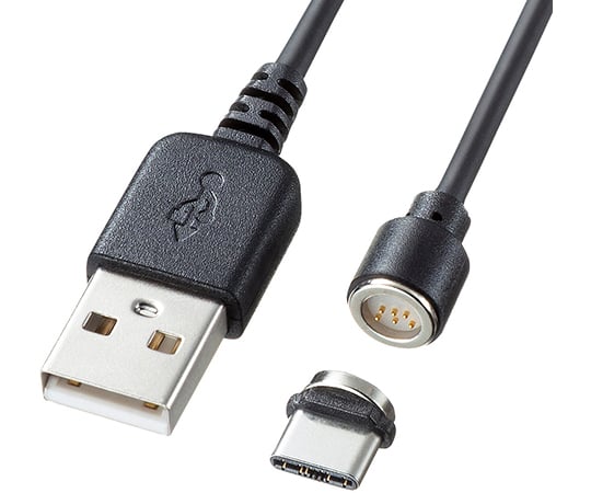 Magnet脱着式USBType-Cケーブル　データ＆充電1m