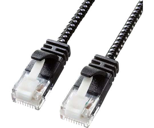 つめ折れ防止カテゴリ6A細径メッシュLANケーブル