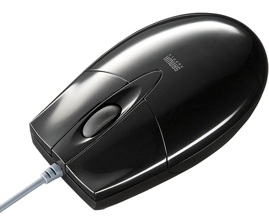 有線ブルーLEDマウス　USB-PS/2変換アダプタ付き