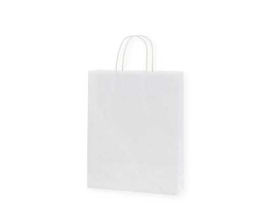 手提げ紙袋　25チャームバッグ　MS1　晒白無地　50枚