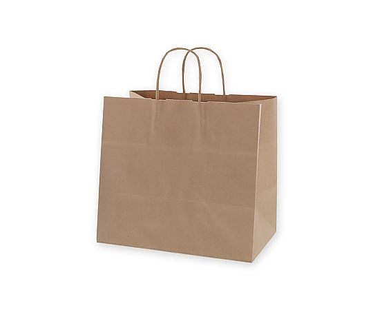 手提げ紙袋　25チャームバッグ　32-4　未晒無地　50枚