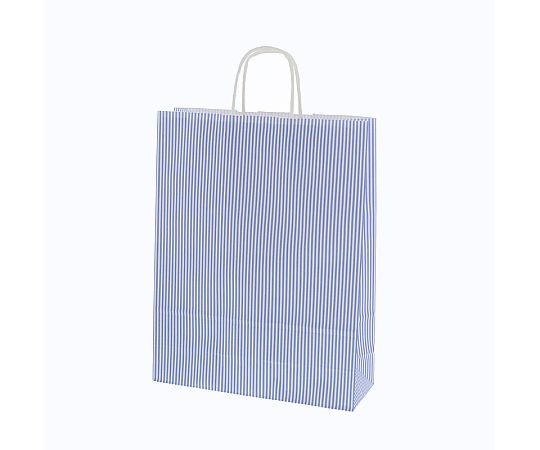 手提げ紙袋　25チャームバッグ　2才　モノストライプ　B　50枚
