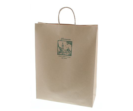 手提げ紙袋　25チャームバッグ　カスタム判　アフタヌーン　50枚
