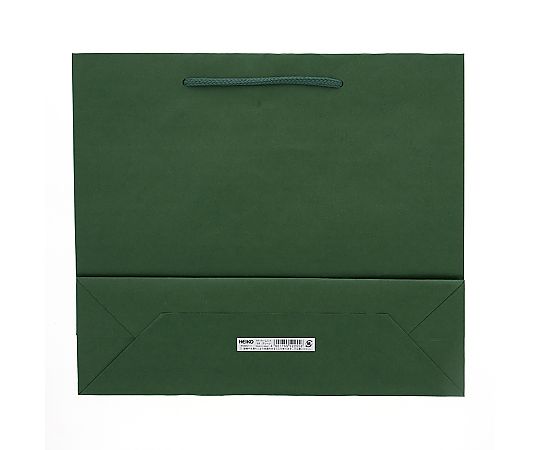 手提げ紙袋　カラーチャームバッグ　3才　グリーン　10枚