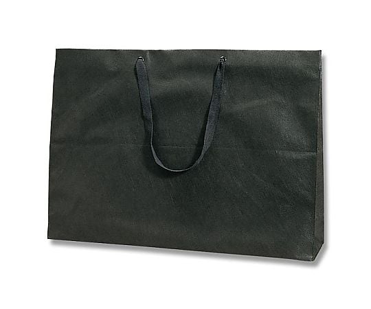 手提げ不織布袋　ファッションバッグ　Fタイプ　LL　黒　10枚