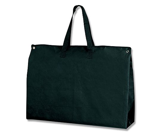 手提げ不織布袋　Fバッグ　チャック付LL　黒　5枚