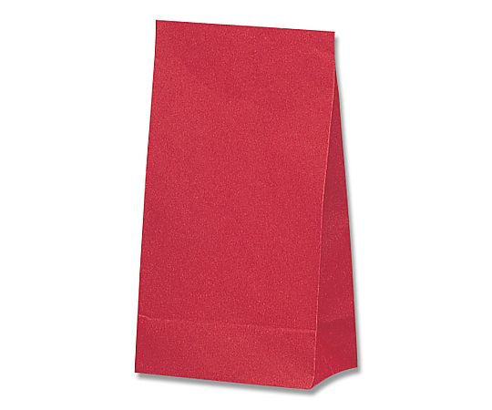 角底袋　No.6　未晒無地　赤　100枚