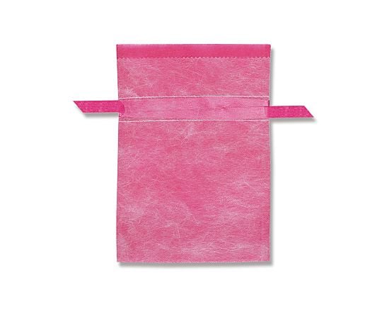 不織布バッグ　Wシャンテタイプ　無地ピンク　S　10枚