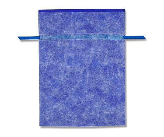 不織布バッグ　Wシャンテタイプ　無地ネイビー　LL　5枚