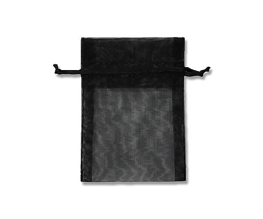 ギフト巾着袋　オーガンジーバッグ　S　ブラック　10枚