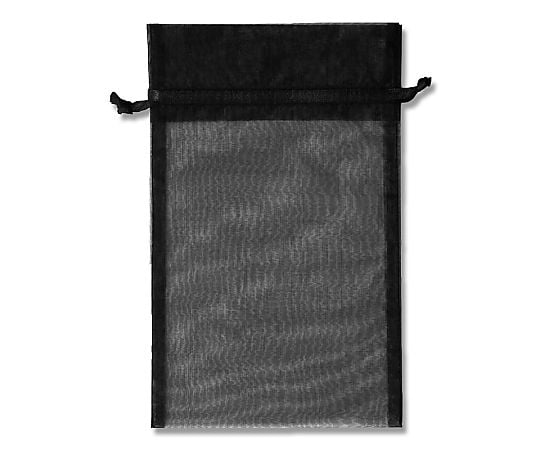 ギフト巾着袋　オーガンジーバッグ　L　ブラック　10枚