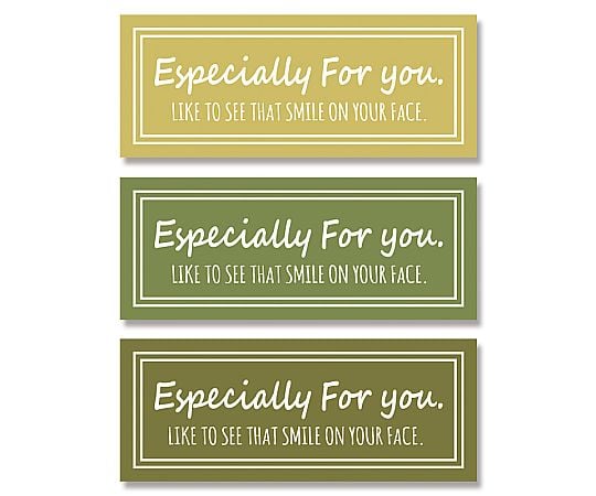 強粘ギフトシール　ユニバーサル　モス　84枚