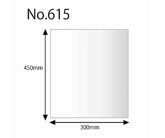 HEIKO 規格ポリ袋 ヘイコーポリ No.615 紐なし 0.06mm厚 1袋(50枚入)