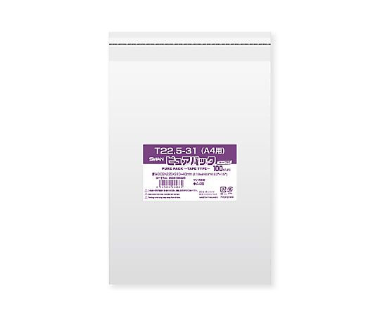 OPP袋　ピュアパック　T　22.5-31（A4用）　100枚