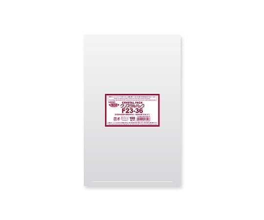 OPP袋　クリスタルパック　フレームシール　F　23-36　100枚