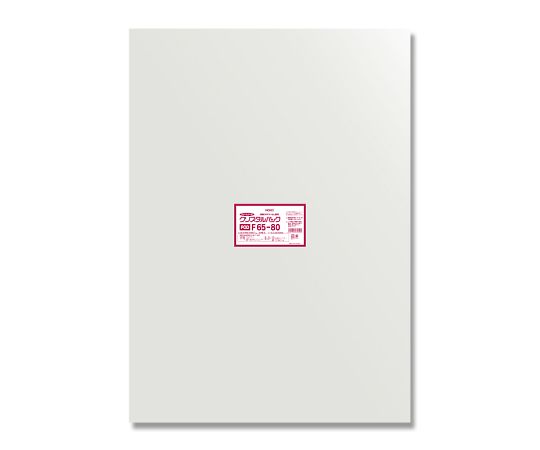 OPP袋　クリスタルパック　フレームシール　F　65-80　50枚　006752905