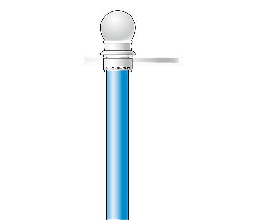 竿　スタイリッシュポール　青　1本