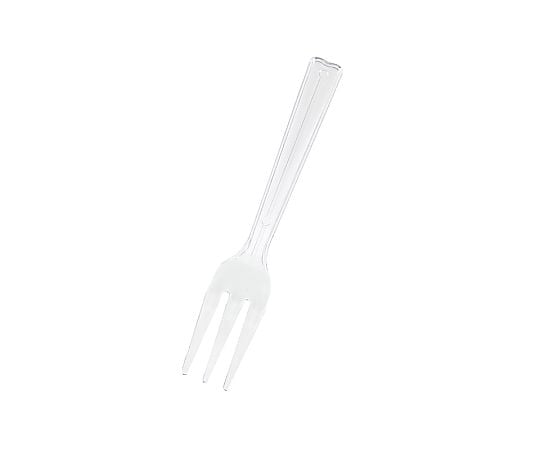 プラスチックフォーク　12cm　バラ　透明　100本