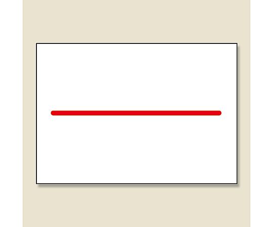 ハンドラベラー用　ラベル　DU0220　赤線1本　強粘　10巻