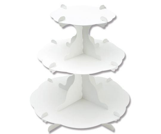 爆買い 64-0950-99 組立式3段テーブル ホワイト 44-5820 全品最安値に挑戦 3種×1枚 007190665