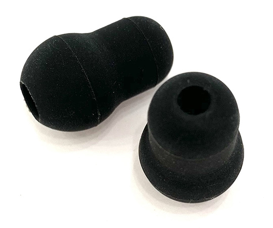 エンジェルナーススコープ用 スナップオンイヤーピース ブラック 1セット（2個入）