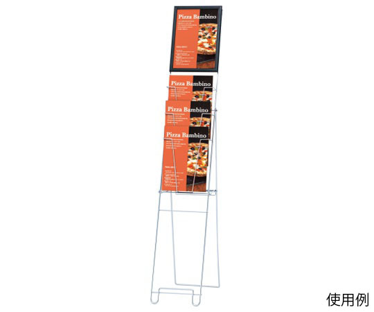 ワイヤーカタログスタンド　A4判　1列3段