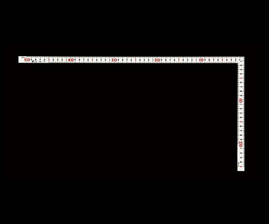 曲尺同厚　ホワイト　50cm/1尺6寸　併用目盛　名作