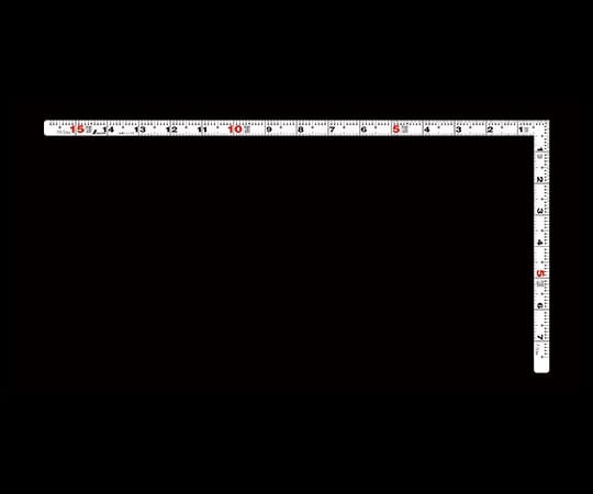 曲尺平ぴた　ホワイト　1尺5寸　表裏同目