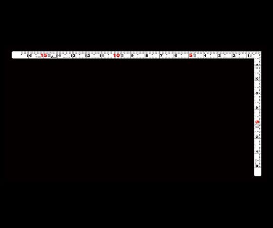 曲尺平ぴた　ホワイト　1尺6寸　表裏同目