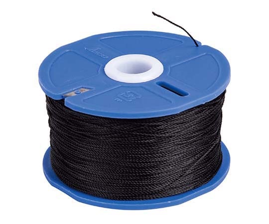 ポリエステル水糸　リール巻　太　0.8mm　270m　ブラック