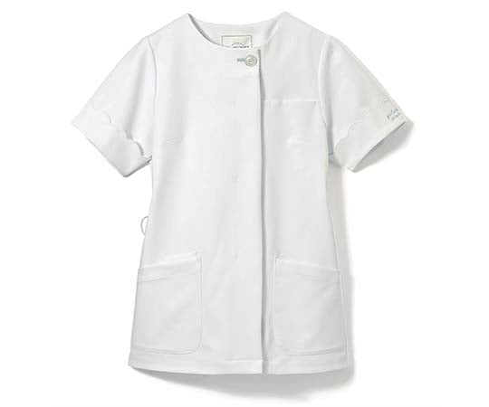 スカラップトップス　ホワイト　LL