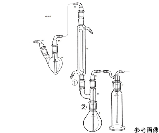 ランキン法反応蒸留装置 AB54-1