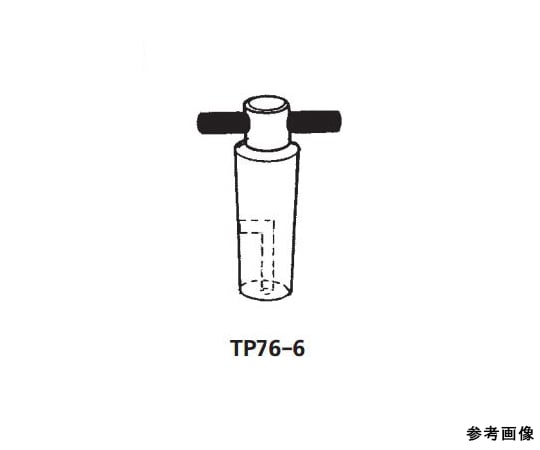 64-1065-69 フッ素樹脂プラグ TP76-6-3 【限定製作】 贈り物 L型