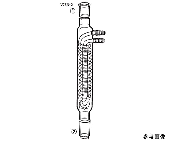 アズワン 3-9396-02 ジムロート冷却器 2805−02−1【1個】 3939602