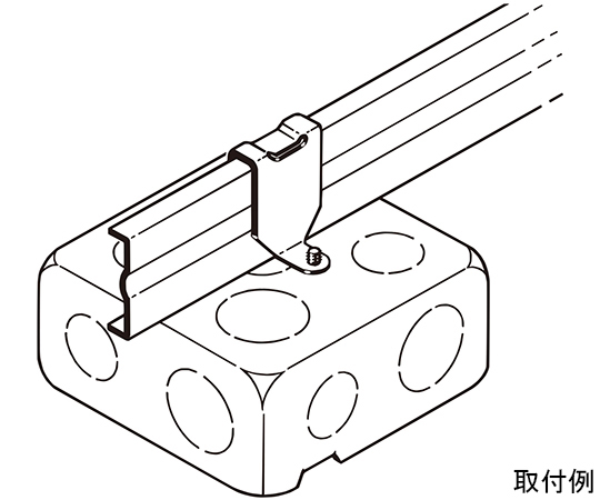 64-1092-59 ボックス支持金具 1セット（20個入） T38U 【AXEL