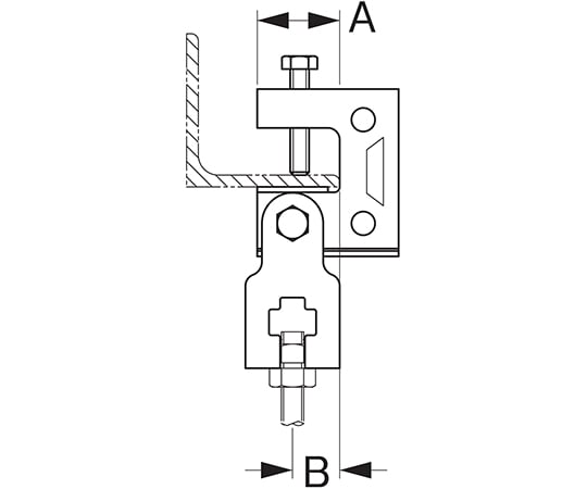 64-1093-48 吊り金具 HB1S-W3 【AXEL】 アズワン