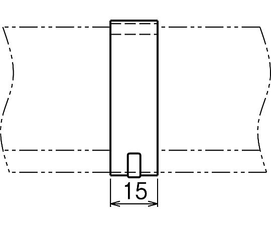 64-1093-66 カバー止め金具 DF2C 【AXEL】 アズワン