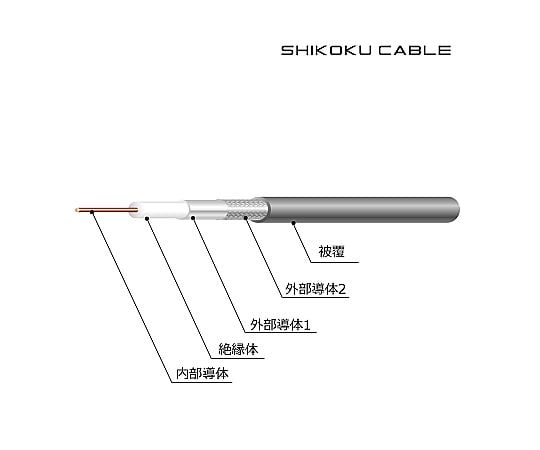 衛星放送受信用 同軸ケーブル 1巻（100m入）