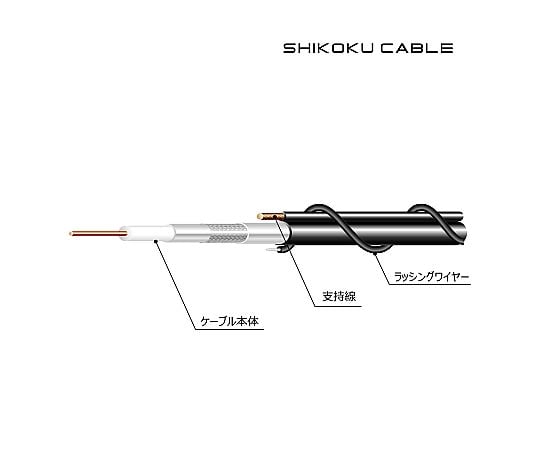 CATV用同軸ケーブル（スーパーノイズレス構造）1巻（500m入）