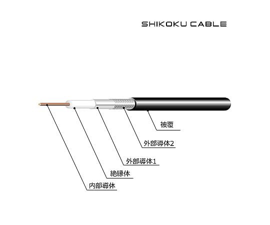 エコ同軸ケーブル 1巻（100m入）