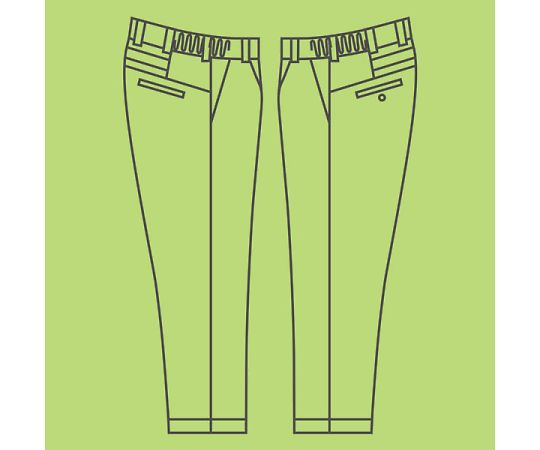 秋冬作業服 帯電防止JIS適合 エコマーク認定 ストレッチパンツ VE360下 アイボリー 4L