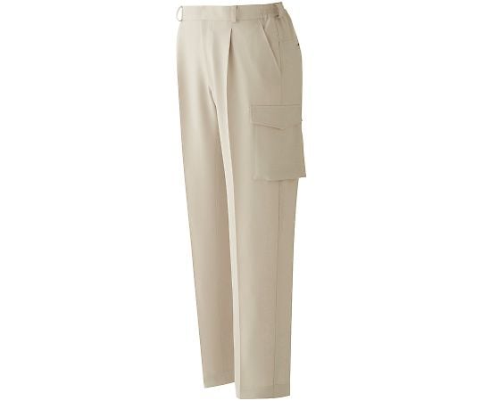 秋冬作業服 帯電防止JIS適合 ストレッチカーゴパンツ VE360C下 アイボリー 3L