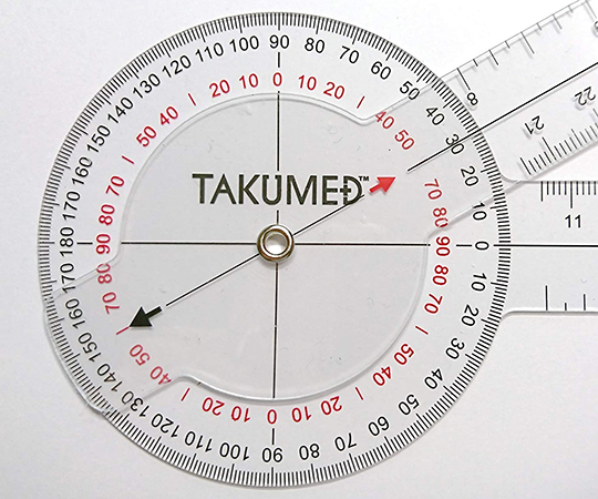 TAKUMED　プラスチック　角度計　ゴニオメーター　Goniometer　Ver.1　X000RS4G2N
