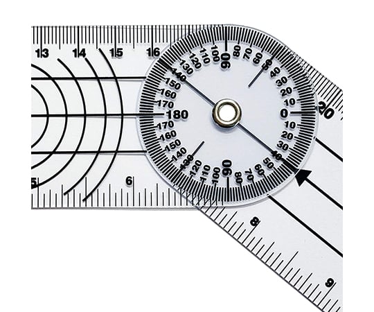TAKUMED プラスチック 角度計 ゴニオメーター Type D 1ケース（30個入）　X000RT13OV