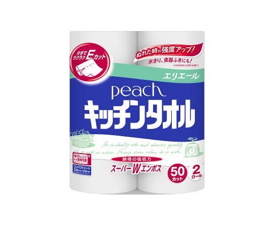 ピーチ　キッチンタオル