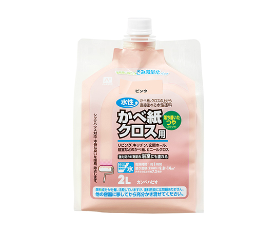 取扱を終了した商品です］水性かべ紙クロス用 ピンク 2L 307650831020