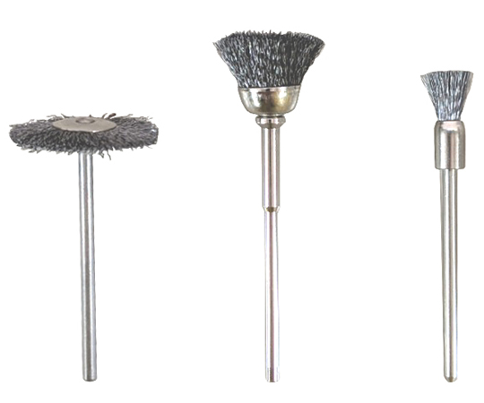 精密ワイヤーブラシセット（鋼線）