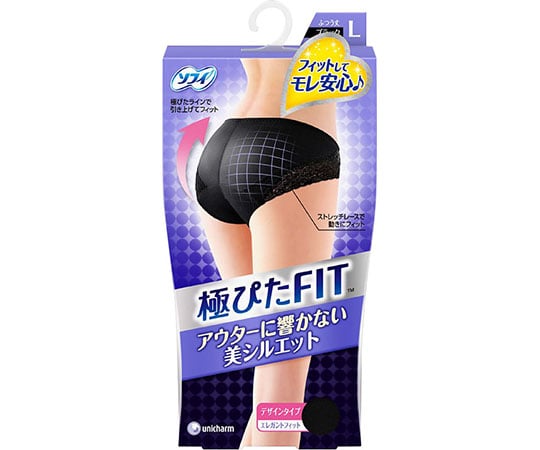 ソフィ　極ぴたFIT　エレガントフィット　L　ブラック